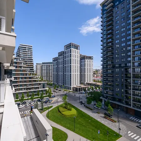 Luxury Apartment With Pool&Gym Belgrad Exteriör bild